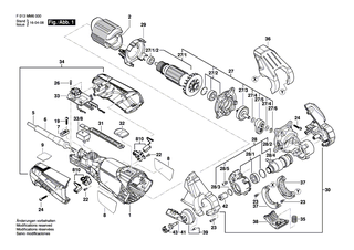 BOSCH Netzanschlussleitung USA/CDN 2,15m 2 x 0,82mm SJ 18/2 | Ersatzteile f�r GWS 850 C - 2604460122