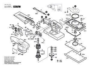 BOSCH Netzanschlussleitung CH 2,65m 2 x 1,0mm H05VV-F | Ersatzteile f�r PSE 180 E - 2604460125