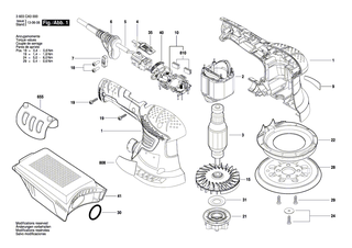BOSCH Netzanschlussleitung J 2,5m 2 x 0,75mm PVC | Ersatzteile f�r GGS 28 LCE - 2604460153