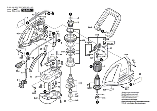 BOSCH Netzanschlussleitung EU 0,4m 2 x 1,0mm H07 RN-F | Ersatzteile f�r AKE 30 B, AKE 35 B - 2604460183