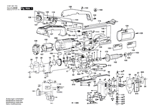 BOSCH Netzanschlussleitung GB 110V 2,65m 2 x 1,0mm H05 VV-F | Ersatzteile f�r Geradschleifer, GGS 27 L - 2604460205