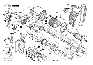 BOSCH Netzanschlussleitung GB 230V 4,15m 2 x 1,0mm H05 RN-F | Ersatzteile f�r 1033, 1036 - 2604460222