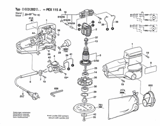 BOSCH Staubbeutel | Ersatzteile für PEX 115 A | 2605411009