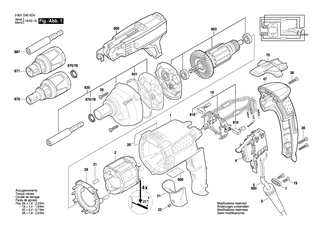 BOSCH Netzanschlussleitung SAM 2,7m 2 x 0,82mm SJ 18/2 | Ersatzteile f�r GBH 3-28 DRE, GBH 2-20 D - 2604460249