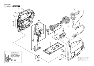 BOSCH Netzanschlussleitung EU 230V 2,7m 2 x 0,75mm H05 VV-F | Ersatzteile f�r PDA 240 E, PEX 270 A - 2604460259
