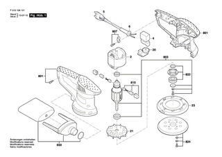 BOSCH Netzanschlussleitung EU 230V 2,7m 2 x 0,75mm H05 VV-F | Ersatzteile f�r PDA 240 E, PEX 270 A - 2604460259