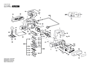 BOSCH Netzanschlussleitung I/BR 2,65m 2 x 1,0mm H05 VV-F | Ersatzteile f�r GGS 27 L - 2604460277