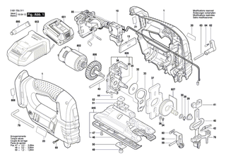 BOSCH Druckfeder | Ersatzteile f�r GST 14,4 V-LI, GST 18 V-LI - 2604613004
