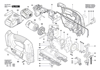 BOSCH Druckfeder | Ersatzteile f�r GST 14,4 V-LI, GST 18 V-LI - 2604613004