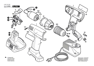 BOSCH Bohrhalter | Ersatzteile f�r GSR 14,4 V, GSR 12 V - 2604690030