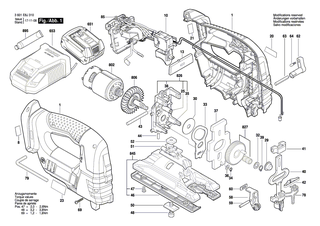 BOSCH Druckfeder | Ersatzteile f�r GCB 18 V-LI, GST 18 V-LI - 2604690055