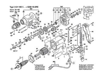 BOSCH Motorgeh�use BLAU | Ersatzteile f�r GGW 10 E - 2605104309