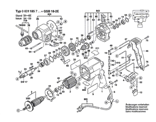 BOSCH Motorgeh�use BLAU | Ersatzteile f�r GGW 10 E - 2605104309