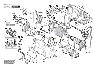 BOSCH Geh�useschale | Ersatzteile f�r GSB 13, GSB 13 RE - 2605104733
