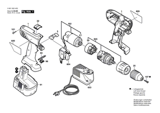 BOSCH Geh�useschale | Ersatzteile f�r GSR 12 VE-2, GSB 12 VE-2 - 2605105027