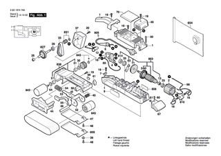 BOSCH Motorgeh�use ORANGE | Ersatzteile f�r BTI-BS 75 AE...