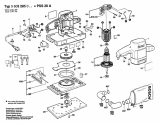 BOSCH Gewindefurchschraube M4x8 | Ersatzteile fr PSS 28 A | 2603410048