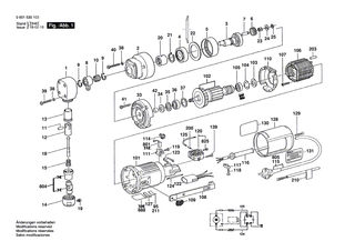 BOSCH Motorgeh�use BLAU | Ersatzteile f�r Geradschleifer, GGS 27 L - 2605108051