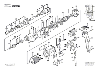 BOSCH Geh�usedeckel BLAU | Ersatzteile f�r GBM 13-2, Anbaumotor - 2605132050