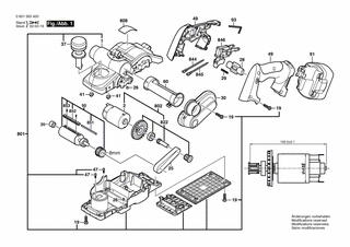 BOSCH Griffschale | Ersatzteile f�r GHO 14,4 V - 2605133022