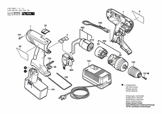 BOSCH Einstellring SILBER | Ersatzteile f�r GSR 12 VPE-2...