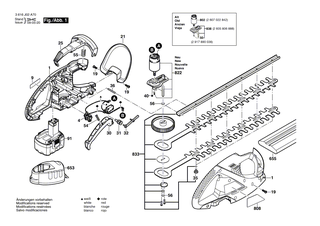 BOSCH Schaltsegment | Ersatzteile f�r AHS 52 ACCU - 2605190486