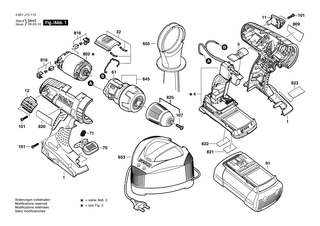 BOSCH Drucktaste ROT | Ersatzteile f�r GSR 36 V-LI, GSB 36 V-LI - 2605190571