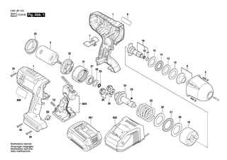 BOSCH Linse | Ersatzteile f�r GSB 18 VE-2LI, GSB 14,4 VE-2LI - 2605190895