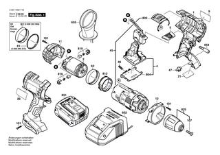 BOSCH Linse | Ersatzteile f�r GSB 18 VE-2LI, GSB 14,4 VE-2LI - 2605190895