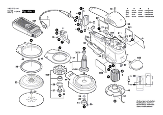 BOSCH Staubkasten | Ersatzteile f�r GSS 280 AE, GEX 150 AC - 2605411193
