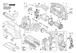 BOSCH Luftleitring | Ersatzteile f�r GST 140 CE, GST 140 BCE - 2605500206