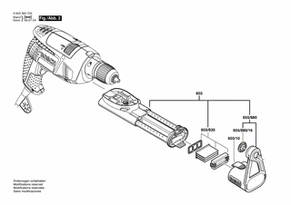 BOSCH Schnapper ROT | Ersatzteile für PSB 650 RA, PSB 1000 RCA - 2605510217