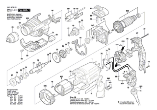 BOSCH Blende | Ersatzteile f�r GSB 780-2 RE, GSB 19-2 RE...