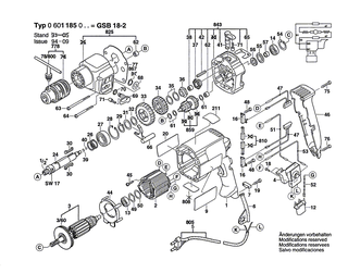 BOSCH Zwischenflansch | Ersatzteile f�r GSB 16-2 - 2605700936