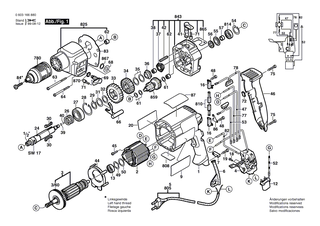 BOSCH Zwischenflansch | Ersatzteile f�r GSB 16-2 - 2605700936