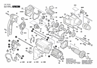 BOSCH Lagerbr�cke | Ersatzteile f�r GSB 20-2, GSB 20-2 RE...