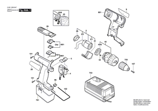 BOSCH Zwischenflansch | Ersatzteile f�r GSR 14,4 VES-2, GSR 12 VES-2 - 2605719008