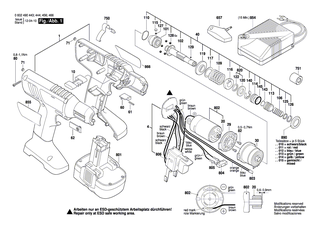 BOSCH Zwischenflansch | Ersatzteile f�r GSR 14,4 VES-2, GSR 12 VES-2 - 2605719008