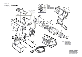 BOSCH Zwischenflansch | Ersatzteile f�r GSR 14,4 VES-2, GSR 12 VES-2 - 2605719008