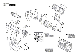 BOSCH Zwischenflansch | Ersatzteile f�r GSR 14,4 VES-2, GSR 12 VES-2 - 2605719008