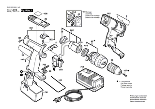 BOSCH Zwischenflansch | Ersatzteile f�r GSR 14,4 VES-2, GSR 12 VES-2 - 2605719008