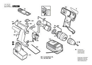 BOSCH Adaptereinsatz SCHWARZ | Ersatzteile f�r GSR 12 VES-2, GSR 12 VSH-2 - 2605719015