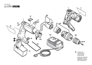 BOSCH Zwischenflansch | Ersatzteile f�r GSR 14,4 VPE-2, 3655 - 2605719027