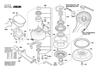 BOSCH Getriebegeh�use | Ersatzteile f�r GEX 150 TURBO - 2605806438