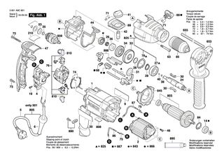 BOSCH Getriebegeh�use | Ersatzteile f�r GSB 21-2 RE, GSB 21-2 RCT - 2605806882