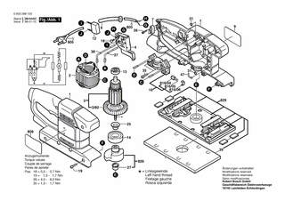 BOSCH Leitungshalter | Ersatzteile für PSS 22 | 2601035004