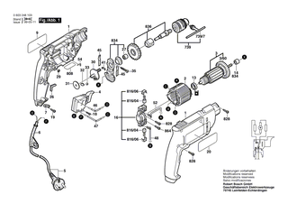 BOSCH Lagerbr�cke | Ersatzteile f�r GSB 450 RE - 2605807931
