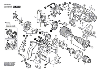 BOSCH Lagerbr�cke | Ersatzteile f�r GSB 16 RE, GSB 16 - 2605807937