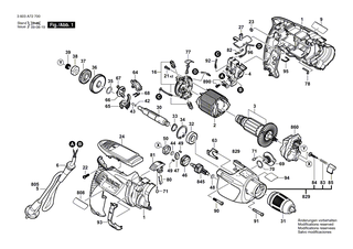 BOSCH Lagerbr�cke | Ersatzteile f�r PSB 700-2 RE, PSB 800-2 RA - 2605807940