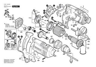 BOSCH Getriebedeckel | Ersatzteile f�r GSB 16, GSB 16 RE - 2605808084